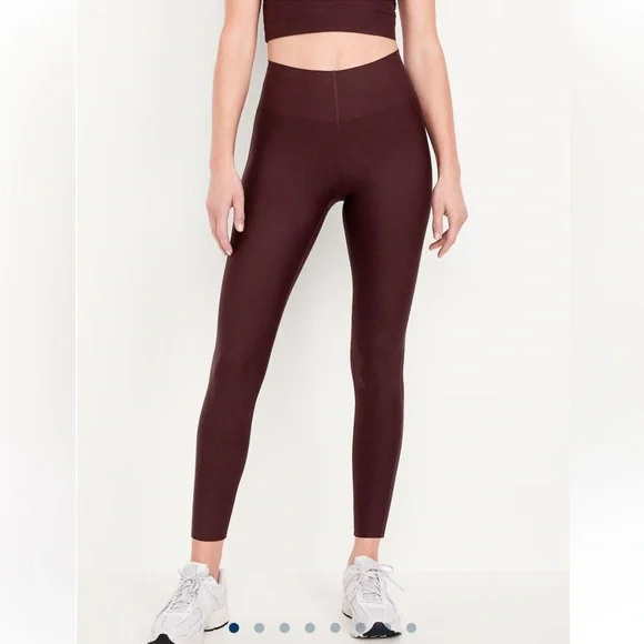 NWOT Extra High-Waisted PowerSoft Sculpt 7/8 Leggings Boxwood Size Small - Picture 1 of 7